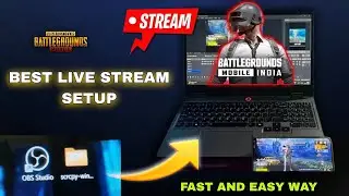HOW TO LIVE STREAM BGMI ON YOUTUBE USING OBS STUDIO AND DOUWAN Laptop/Phone Livestream Setup