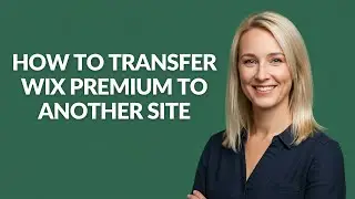 HOW TO TRANSFER WIX PREMIUM TO ANOTHER SITE - Julia'sTutorials
