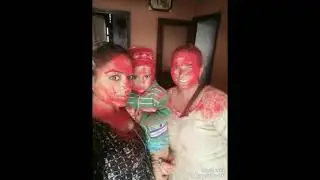 celebrating holi,,  ad making gujiua with simple way👍👍