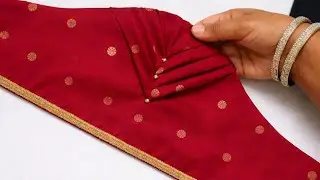 Beautiful Self Design Blouse Sleeve | Easy Cutting & Stitching for Beginners