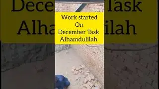 work Started on December Task #help #hope #live