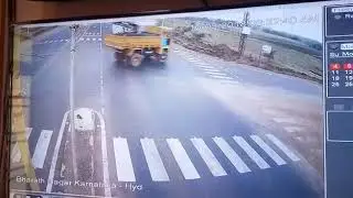 Vellore Ranipet Bypass road Accident in Cctv Putage