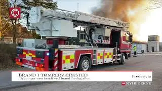 Brand i industribygning - nørrebrogade