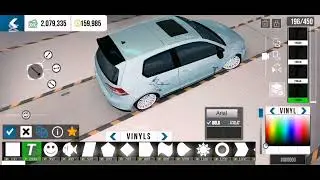 Tutorial on how to design a springboks logo in car parking multiplayer 