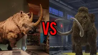 MAMUTE (Manny) VS RINOCERONTE LANUDO (Rhino) - Batalha Cenozoica - ep 8