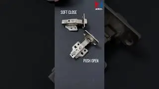 Iron hinge display | The difference between soft close & push open | Source factory #shorts