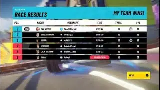 Disney Speedstorm Rage quitter are any team  games