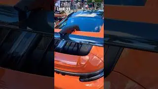 Did he just touch it?! #jqonthego #porsche #porschegt3rs #orange #cars #300k #crazy #boomer #touch