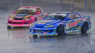 Best Drift Action from D1 Lights Japan 2025 | Crazy Tandems, Crashes & Wild Weather