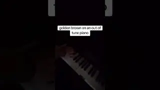 golden brown on an out of tune piano #viral #reels #backrooms #billiejean