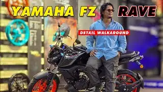 Yamaha FZ Rave Detailed Walkaround | Price, Features & Real Exhaust Sound Test | Full Review 🚀
