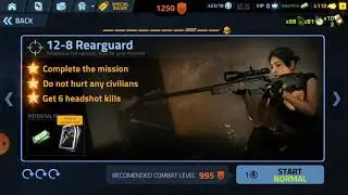 COVER FIRE [mission / misi&oacute;n 12-8] Rearguard / Retaguardia 4⭐