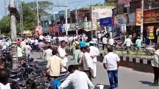 YSRCP members attacks on janasena MPTC member hyderabad srinivasrao garu
