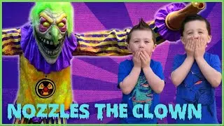 Nozzles the Clown Spirit Halloween | Unbox and Setup 2022 Halloween Animatronic | Animated Clown