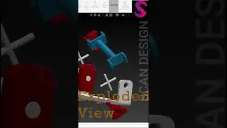Universal Coupling Driven By Cam Exploded view #shorts #viral #shortvideo