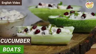 Cucumber Boats | Vrat Special Recipe | Satvik Fruit Salad | Easy & Healthy
