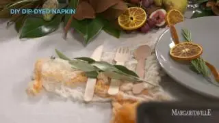 DIY: Dip Dyed Napkin