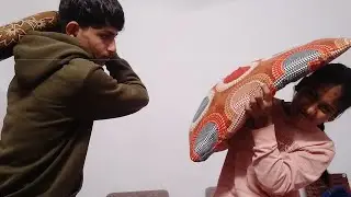 Brother vs Sister 😠 Pillow Fight 🙄