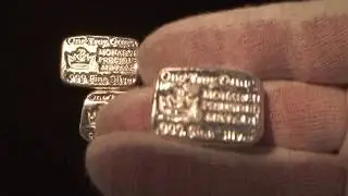 Hand Poured 1 oz Monarch Precious Metals Bars! - Silver Bars Review