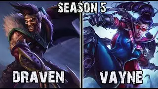 Best Draven NA vs Vayne ADC Ranked Challenger