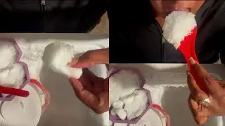 DAY 8 POWDERY CHUNKS WITH SOFT FREEZER FROST #freezerfrost 