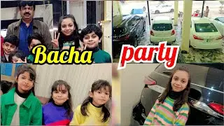 Bacha party bhai k showroom par gaye l Bhai bhabi ke anniversary celebration🎉
