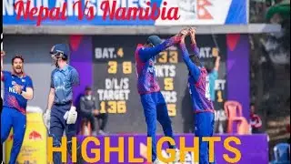 Nepal vs Namibia  highlights