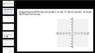 Calculating Area on a Coordinate Plane