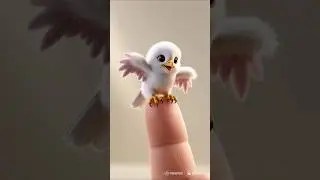 mini eagle 🦅 #ai #cute #animal #minimal#mini#eagle
