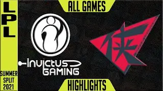 IG vs RW Highlights ALL GAMES | LPL Summer 2021 W451 | Invictus Gaming vs Rogue Warriors