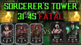 MK Mobile Sorcerers Fatal Tower 40 Boss | Towers 31 - 45 BOSS BATTLE + REWARD