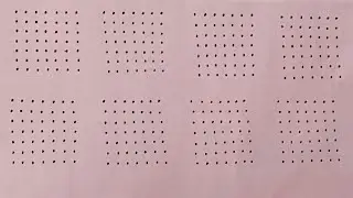 7*7 dots Rangoli designs for beginners| festival rangoli| simple and easy beautiful dots Rangoli
