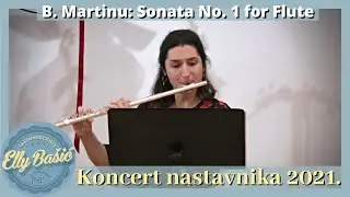 B. Martinu: Sonata No. 1 for Flute & Piano ⎮ 1st movement