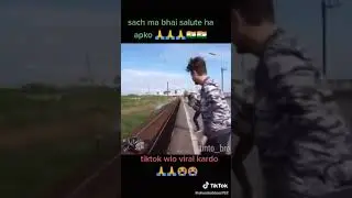 Little child Train accident