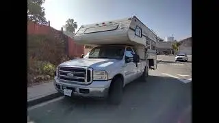 Man Camping \ Sleeping At Palm Ridge Park, San Diego California Palm City 619 92154