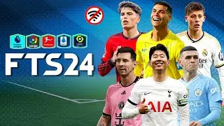FTS 24 MOBILE&trade; ANDROID OFFLINE 300 MB NEW KITS 2024/25 REAL FACES AND LATEST TRANSFERS BEST GRAPHICS