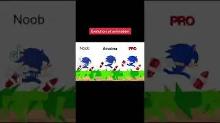 Sonic Running Animation Evolution #shorts #tiktok #animation #fyp #viral