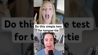 Простой тест на короткую уздечку языка! #шорты