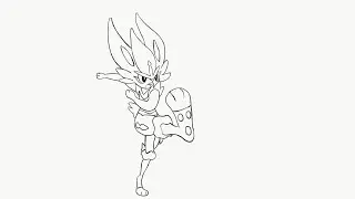 How to draw Cinderace from pok&eacute;mon  step by step Mr wow draw