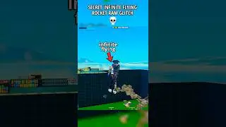 SECRET INFINITE FLYING ROCKET RAM GLITCH in Fortnite Chapter 7 Season 1 💀 #fortnite #shorts #gaming