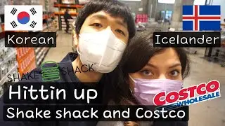 Hittin up Shake shack and Costco! | Icelander & Korean couple
