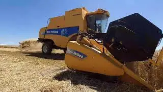 New Holland cs 660, colheita de trigo em Sao Sepé RS!!!!