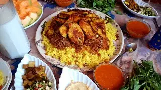 روتين/زرعنه الحديقه#ستيك دجاج#هم سامعين دجاجه مشويه تبيض🤨😅