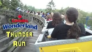 2018 Thunder Run Powered Roller Coaster On Ride HD POV Canada's Wonderland