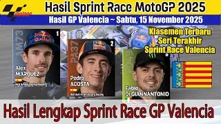 Hasil Sprint Race MotoGP Hari Ini: Alex Marquez Juara GP Valencia 2025