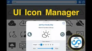 UI Icon Manager for Designers &ndash; Symbol Collection (iOS & macOS)