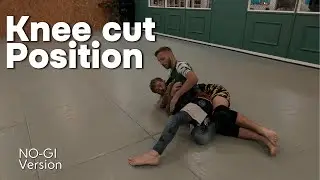 No-Gi Knee Cut Position | Darce Choke + High-Percentage Passes