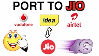 Port Any SIM To Reliance JIO And Get UNLIMITED 4G Data.