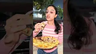 Приготовление вирусной пиццы на закваске в Бангалоре😮🍕