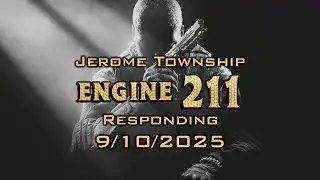 Jerome Township NEW Engine 211 responding (9/10/2025)
